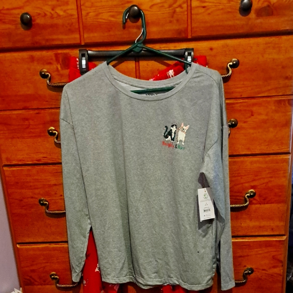 Joyspun Gray Long Sleeve Top